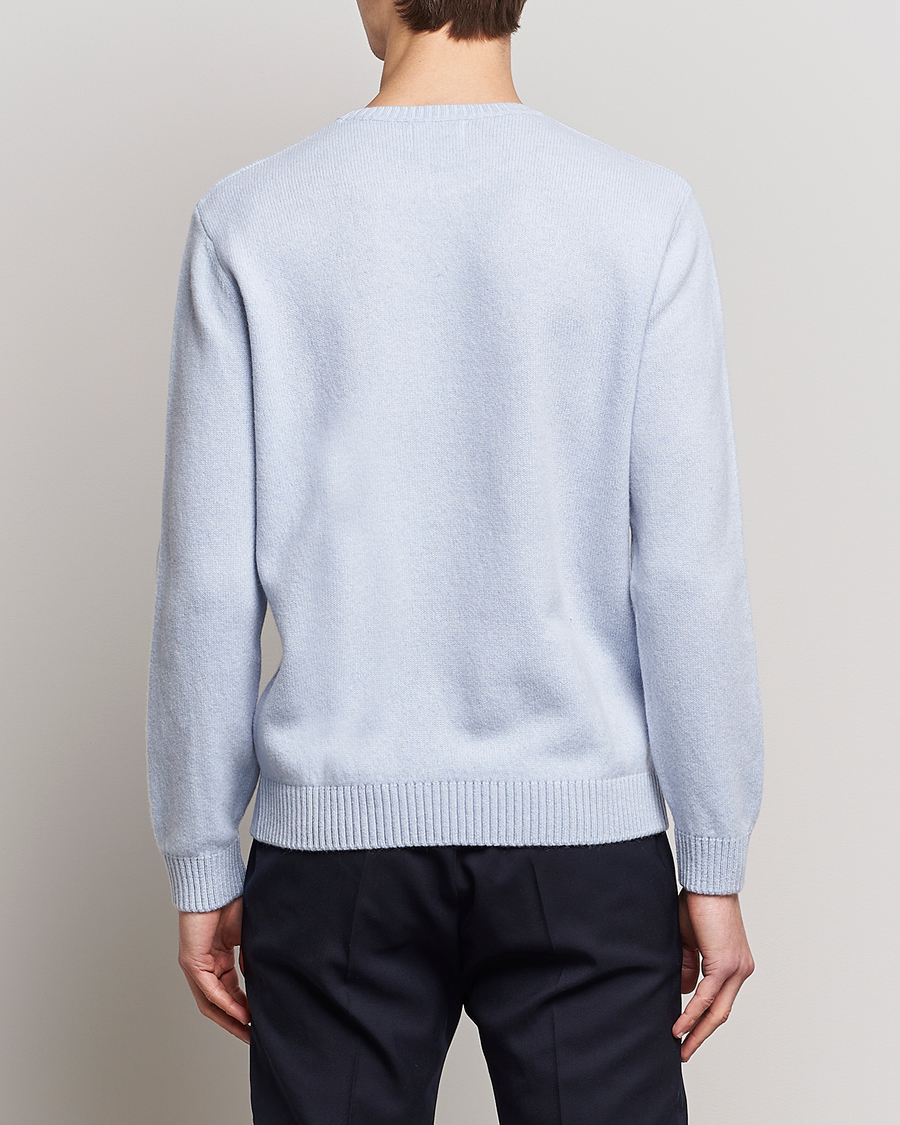 Men | Sweaters & Knitwear | Colorful Standard | Classic Merino Wool Crew Neck Polar Blue
