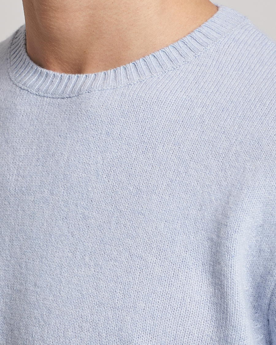 Men | Sweaters & Knitwear | Colorful Standard | Classic Merino Wool Crew Neck Polar Blue