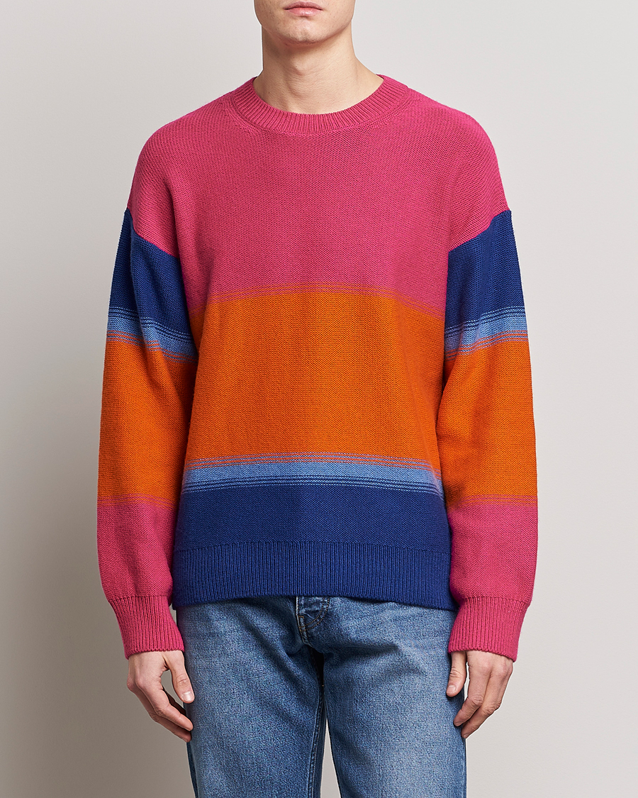 Men | Sweaters & Knitwear | GANT | Degraded Striped Knitted Sweater Multi