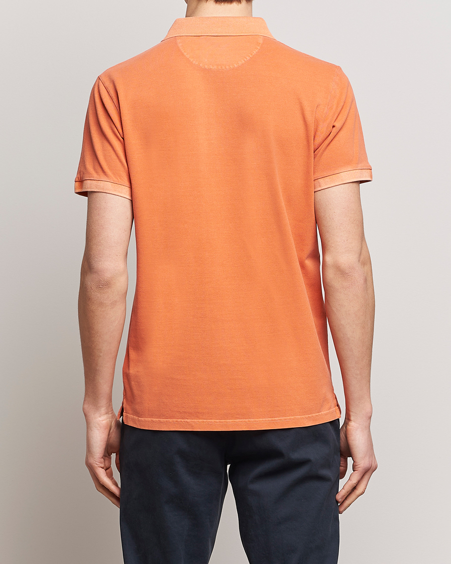 Men | Polo Shirts | GANT | Sunbleached Polo Apricot Orange