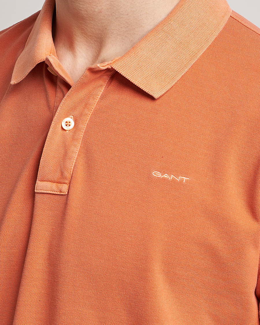 Men | Polo Shirts | GANT | Sunbleached Polo Apricot Orange