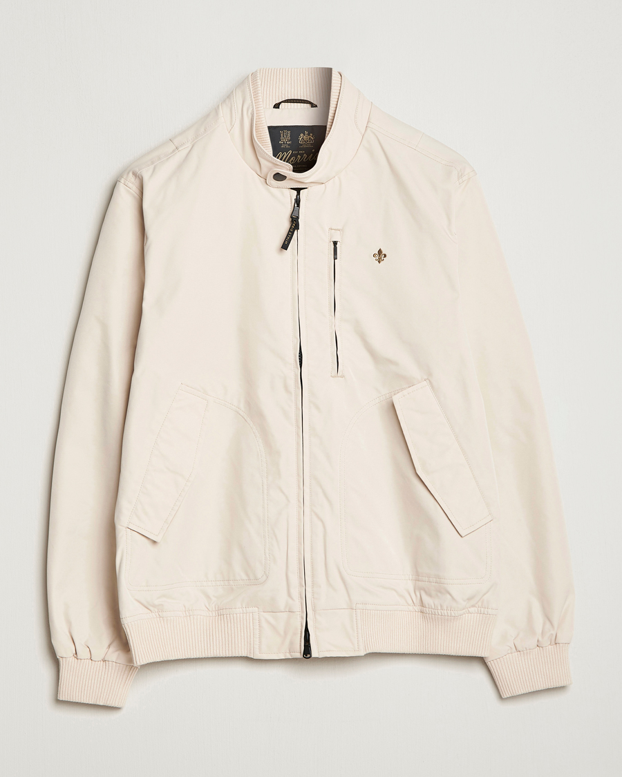 Men | Coats & Jackets | Morris | New Harrington Jacket Off White