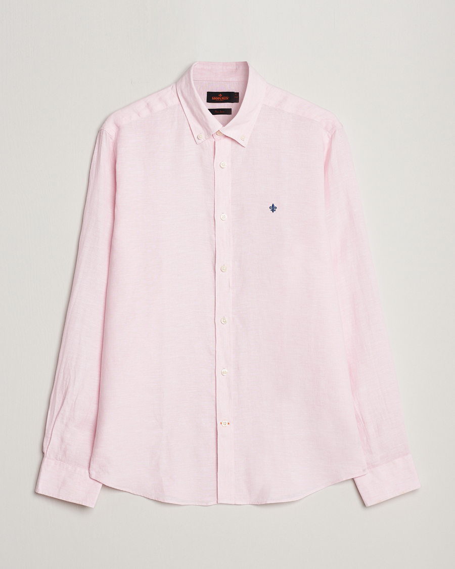 Men | Shirts | Morris | Douglas Linen Button Down Shirt Pink