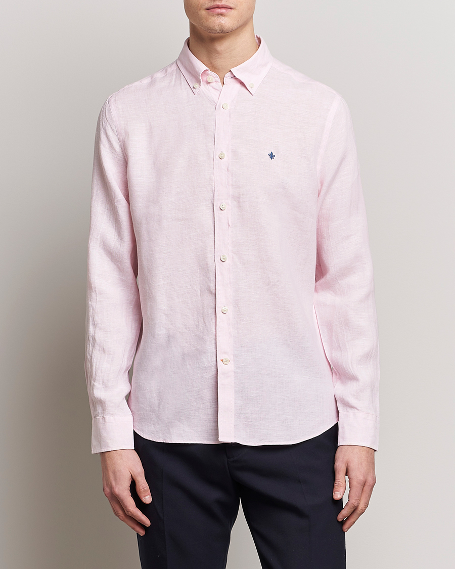 Men | Shirts | Morris | Douglas Linen Button Down Shirt Pink