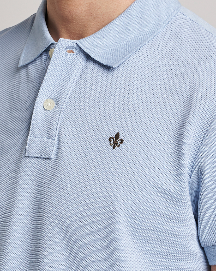 Men | Polo Shirts | Morris | New Pique Light Blue