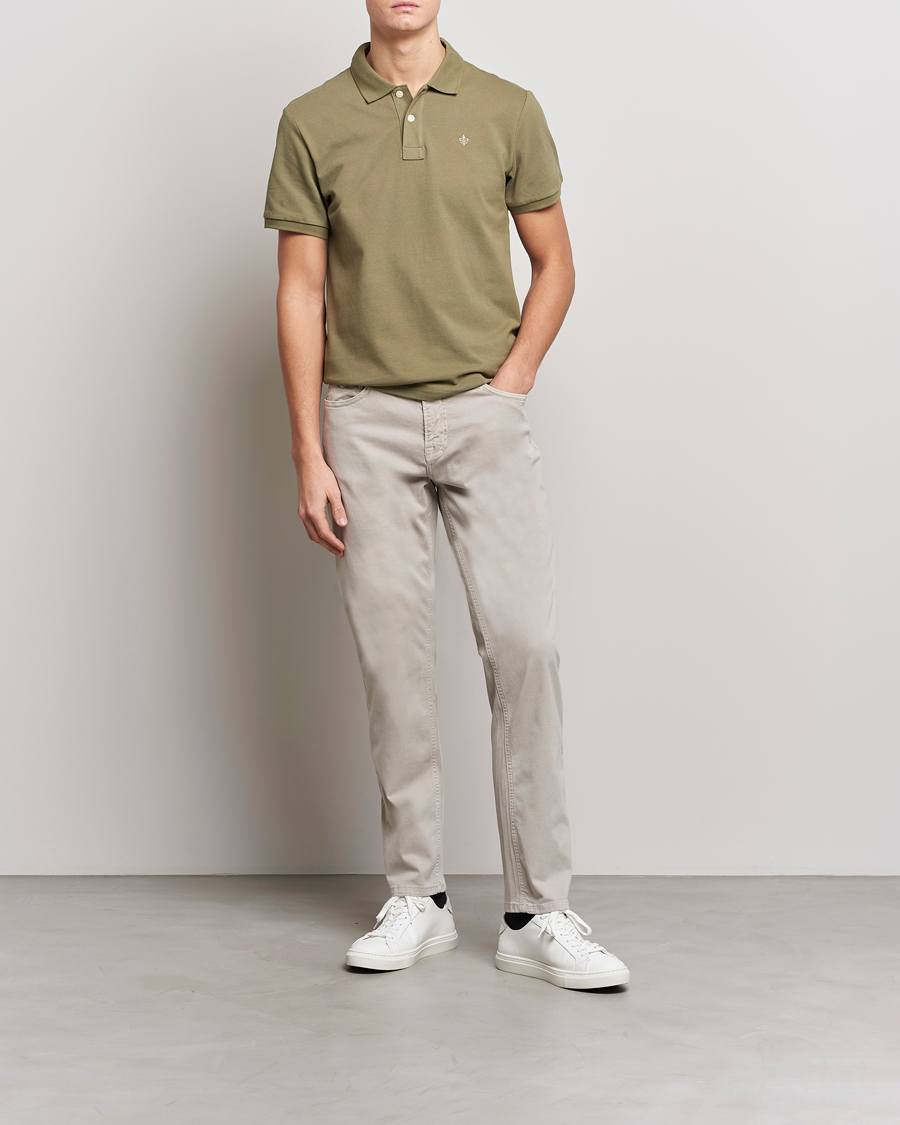 Men | Polo Shirts | Morris | New Pique Olive