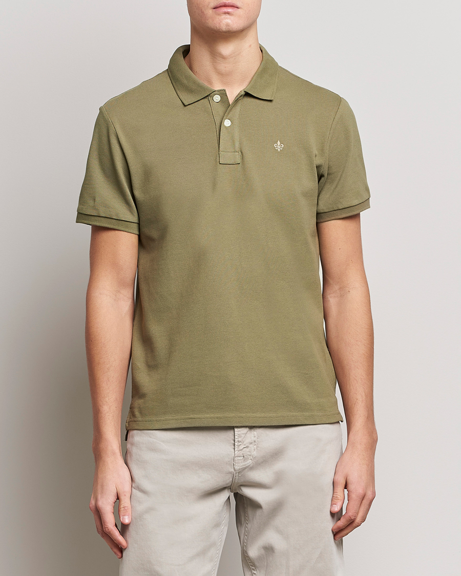 Men | Polo Shirts | Morris | New Pique Olive