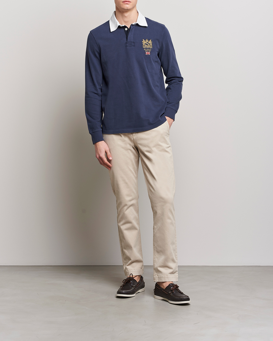 Men | Trousers | Morris | Jeffrey Brushed Chinos Khaki