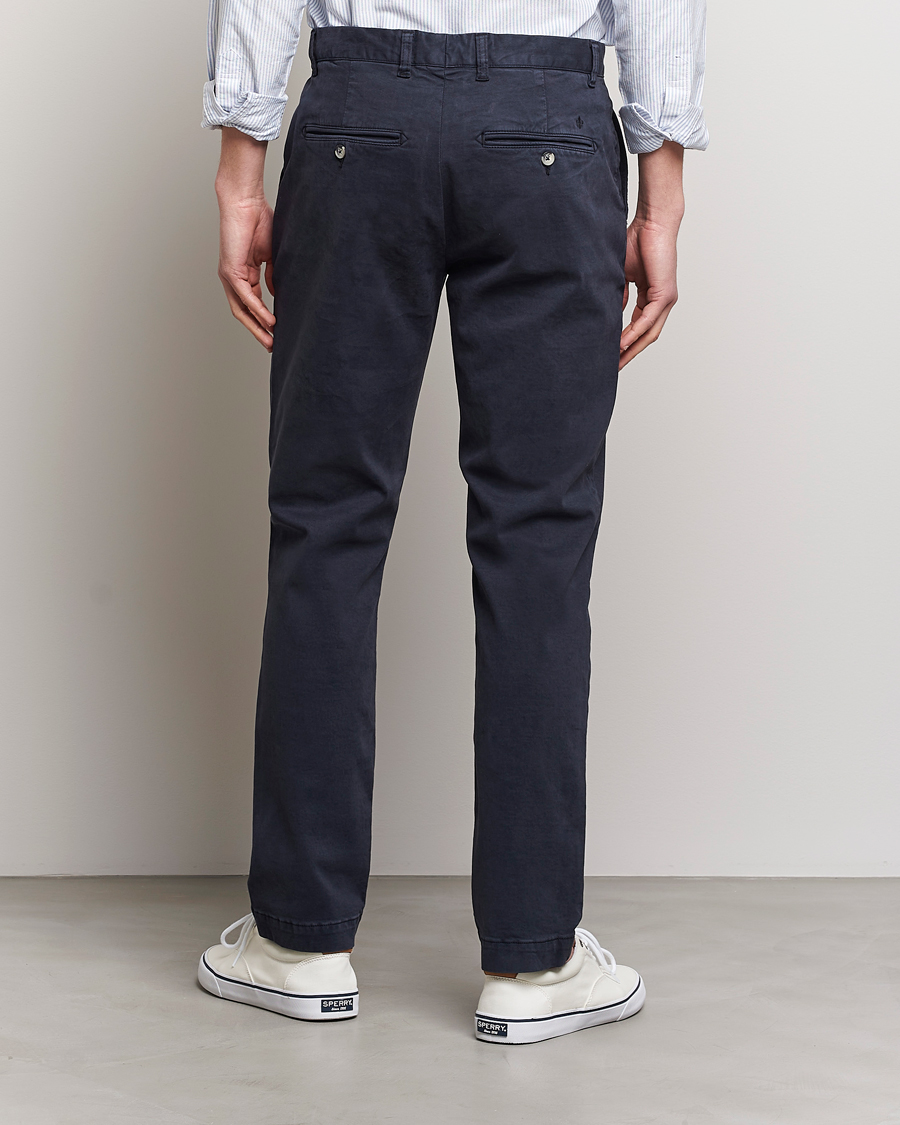 Men | Trousers | Morris | Jeffrey Brushed Chinos Blue