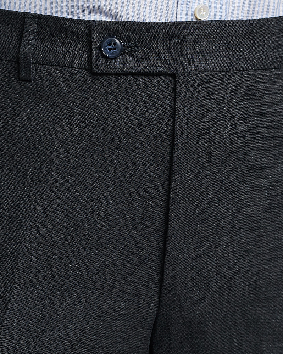 Men | Trousers | Morris | Bobby Linen Suit Trousers Navy