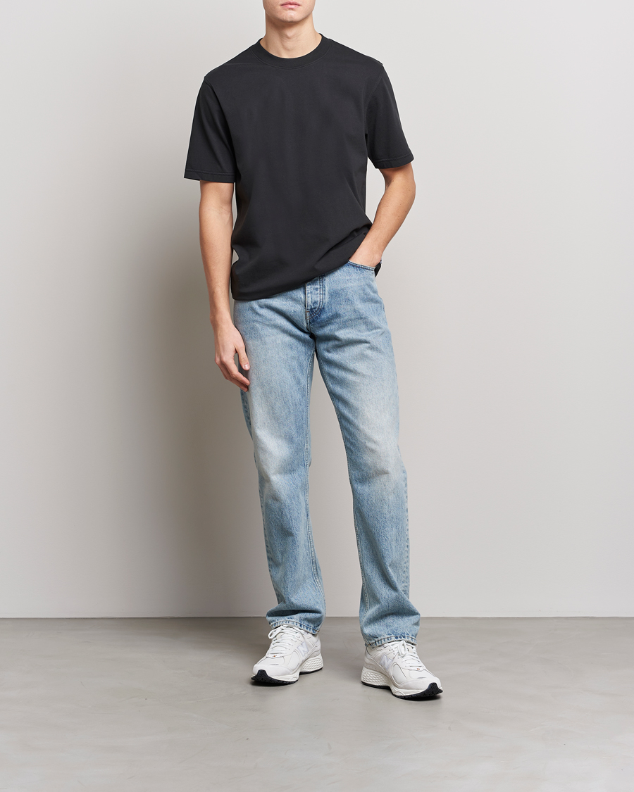 Men | T-Shirts | NN07 | Adam Pima Crew Neck T-Shirt Black