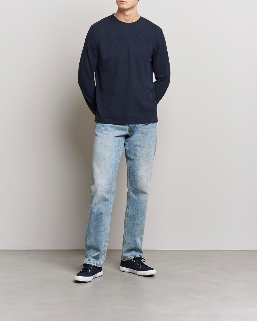 Men | Sweaters & Knitwear | NN07 | Clive Knitted Sweater Navy Blue