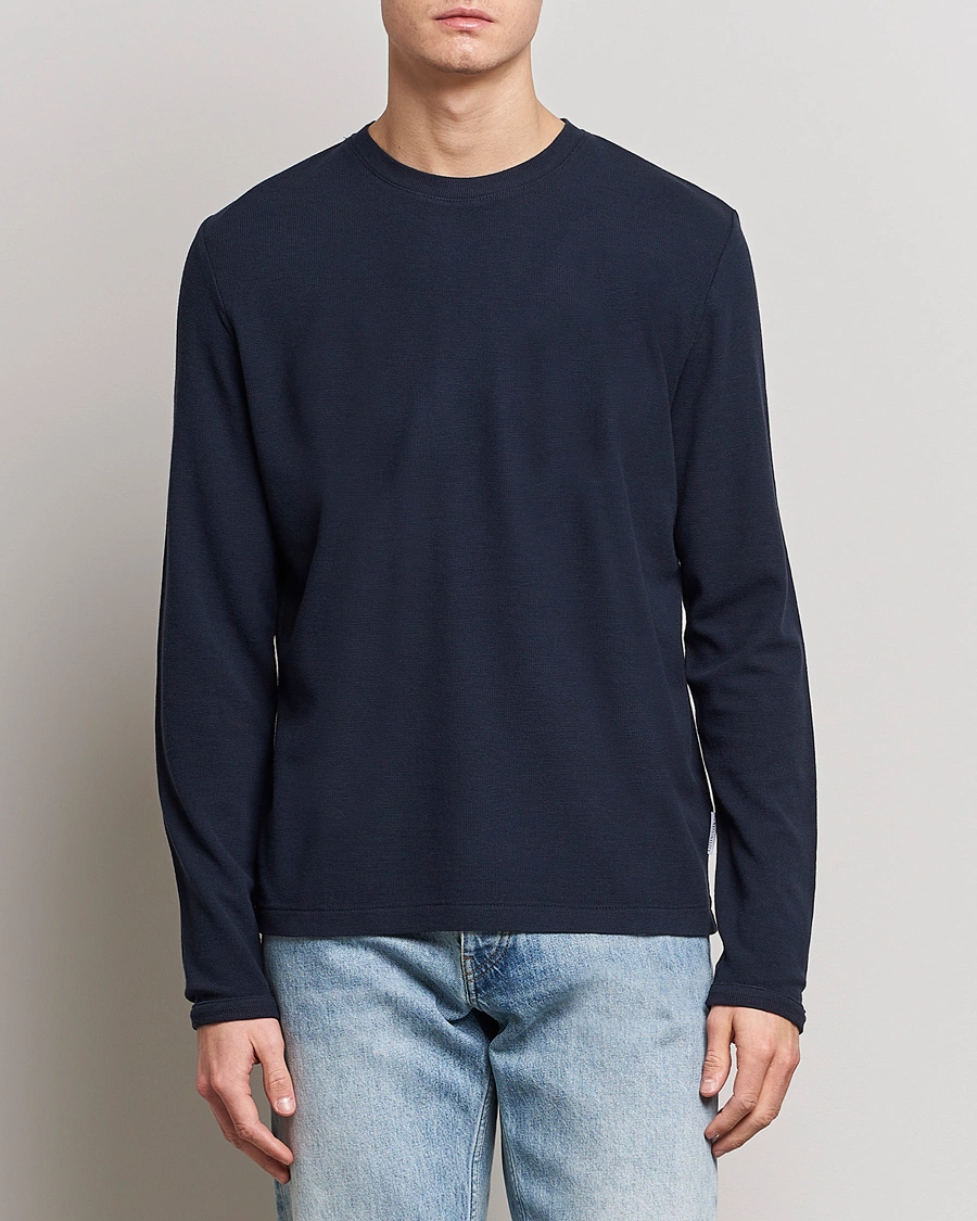 Men | Sweaters & Knitwear | NN07 | Clive Knitted Sweater Navy Blue