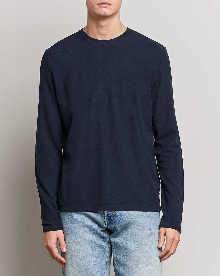 Men | Sweaters & Knitwear | NN07 | Clive Knitted Sweater Navy Blue