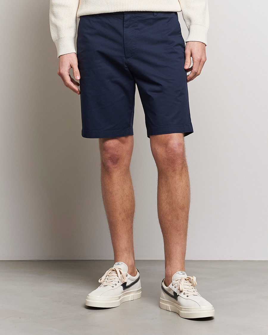 Men | Shorts | Dockers | Cotton Stretch Twill Chino Shorts Navy Blazer