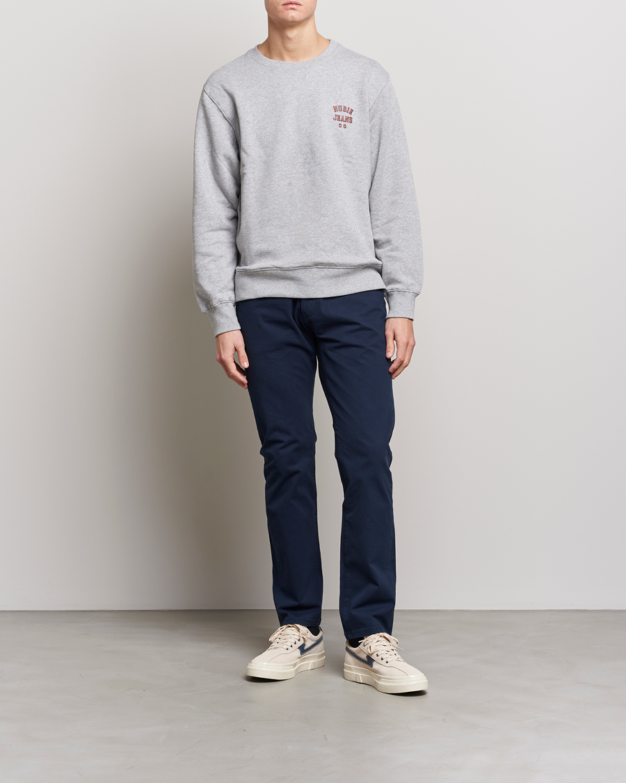 Men | Trousers | Dockers | 5-Pocket Cotton Stretch Trousers Navy Blazer