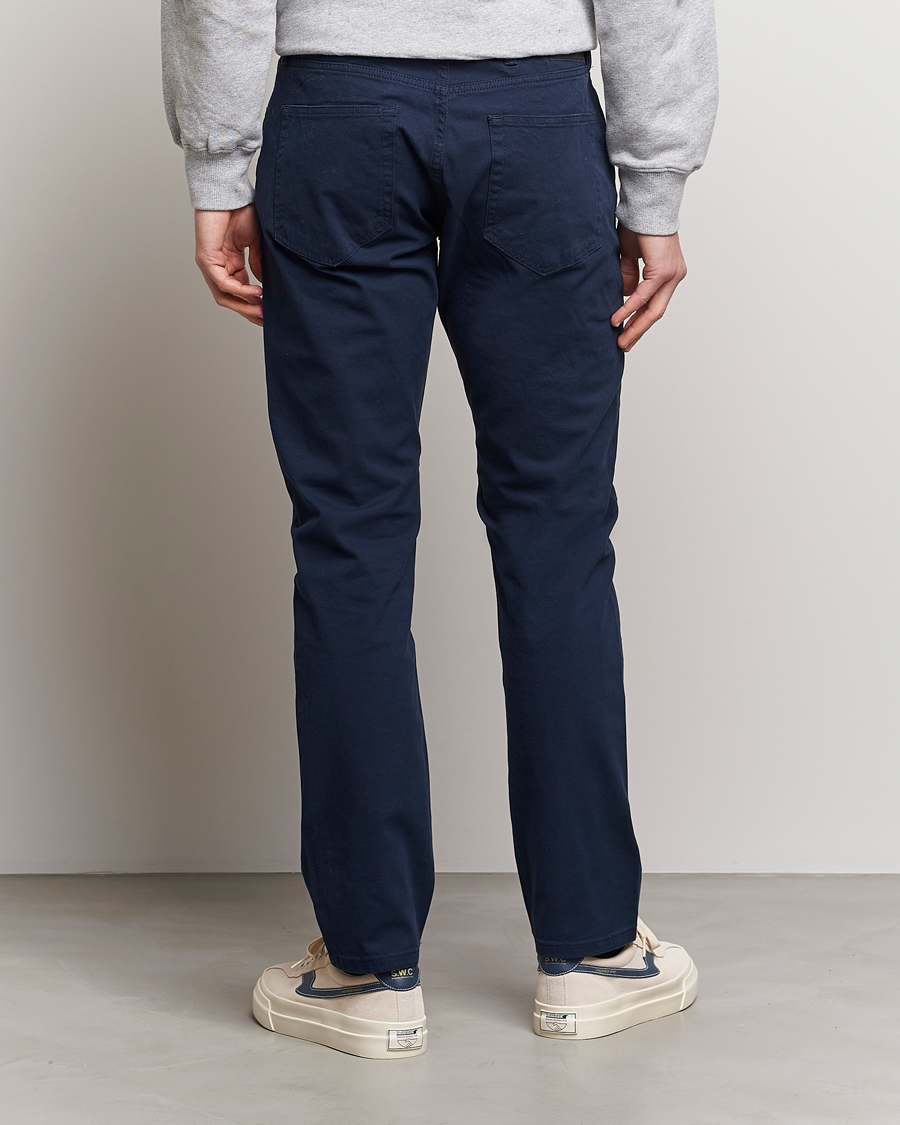 Men | Trousers | Dockers | 5-Pocket Cotton Stretch Trousers Navy Blazer