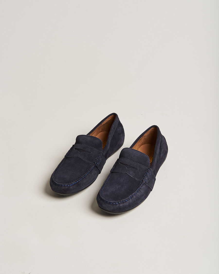 Men | Loafers | Polo Ralph Lauren | Reynold Suede Driving Loafer Hunter Navy
