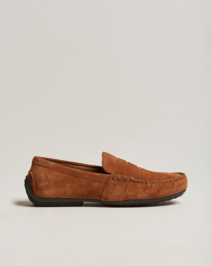 Men | Loafers | Polo Ralph Lauren | Reynold Suede Driving Loafer Teak