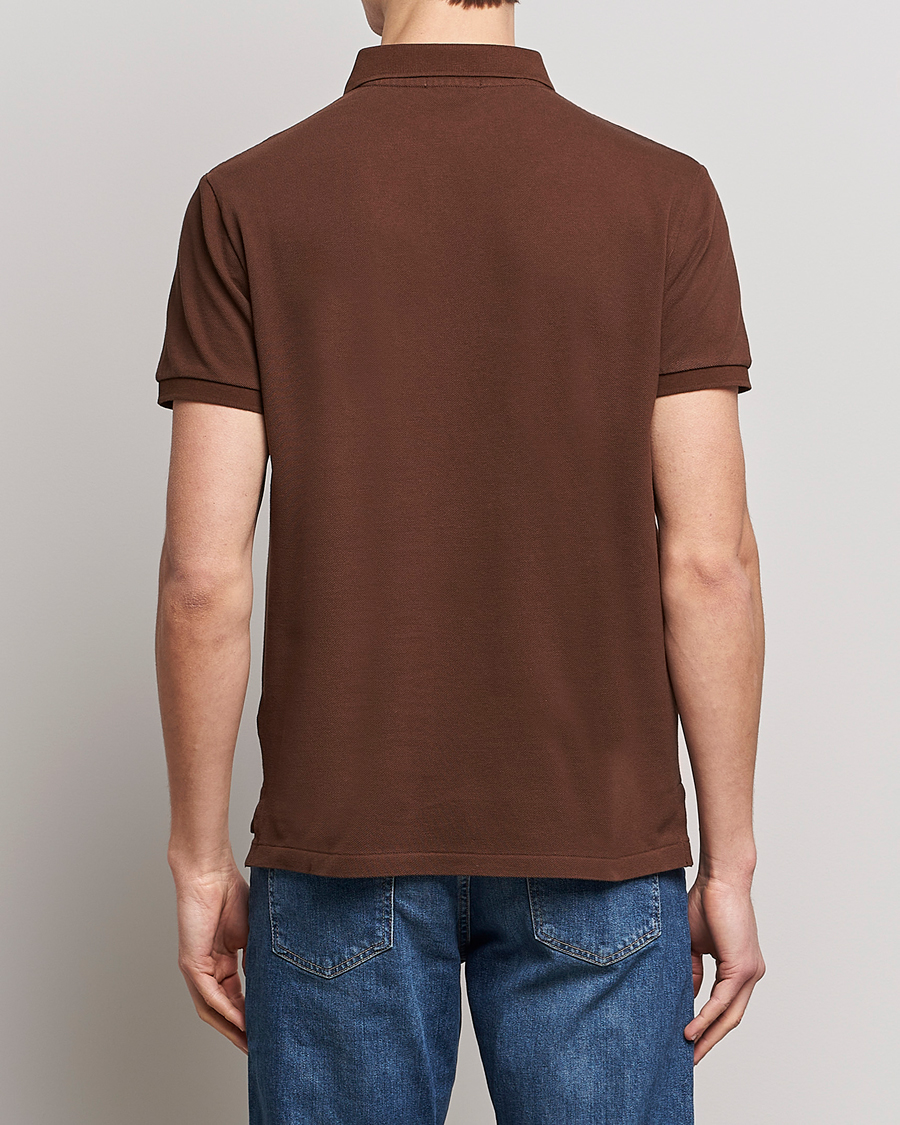 Men | Polo Shirts | Polo Ralph Lauren | Custom Slim Fit Polo Branch Brown