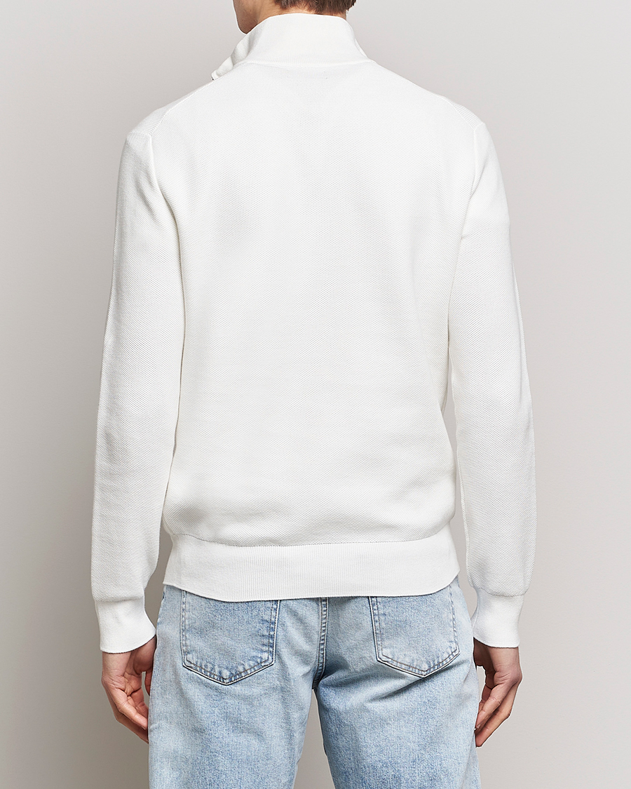Men | Sweaters & Knitwear | Polo Ralph Lauren | Textured Half-Zip Deckwash White