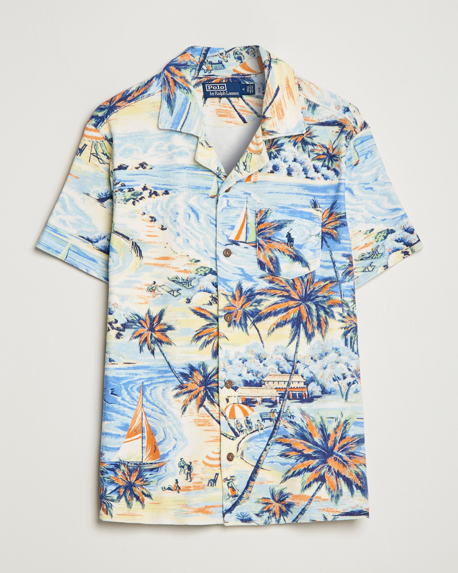 Men | Shirts | Polo Ralph Lauren | Terry Hawaiian Beach Short Sleeve Shirt Multi