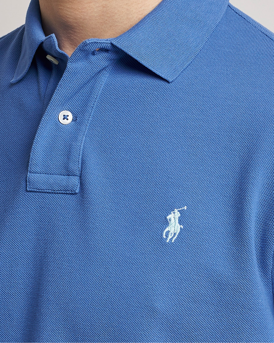 Men | Polo Shirts | Polo Ralph Lauren | Custom Slim Fit Polo Maidstone Blue