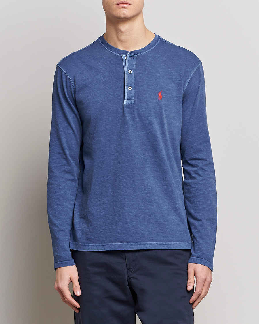 Men | Sweaters & Knitwear | Polo Ralph Lauren | Slub Jersey Henley Old Royal