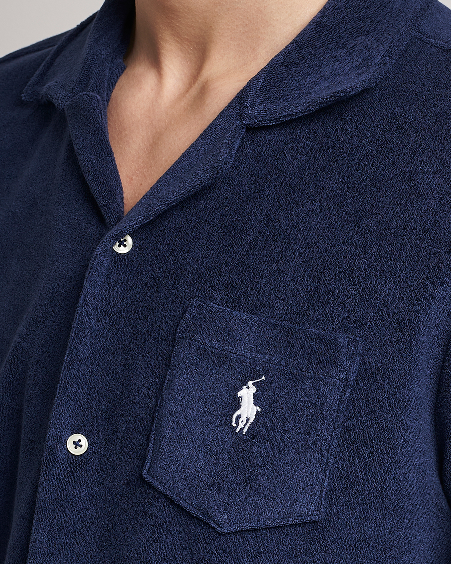 Men | Shirts | Polo Ralph Lauren | Cotton Terry Short Sleeve Newport Navy