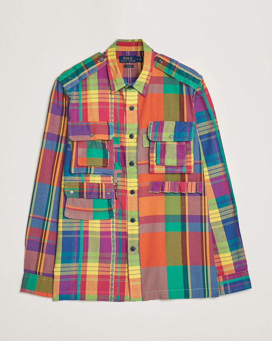 Men | Shirts | Polo Ralph Lauren | Madras Checked Shirt Yellow/Green