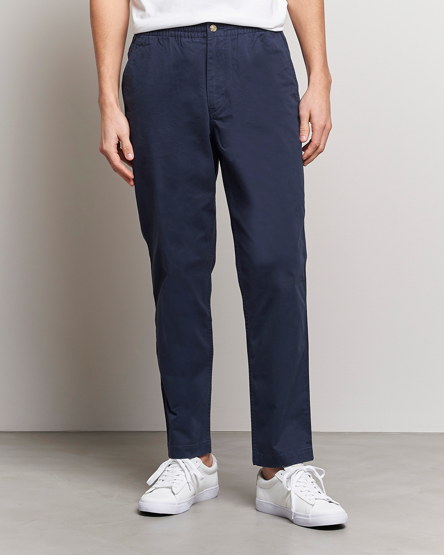 Men | Trousers | Polo Ralph Lauren | Prepster Stretch Drawstring Trousers Nautical Ink