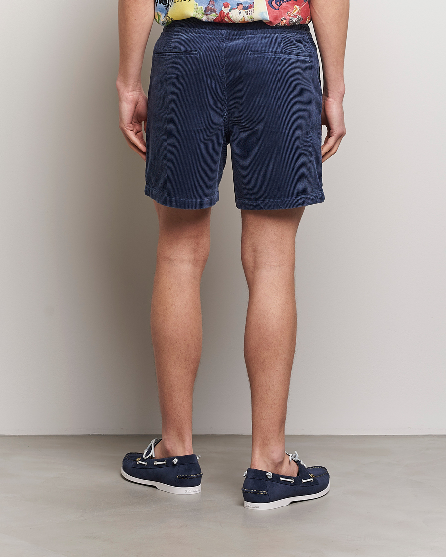 Men | Shorts | Polo Ralph Lauren | Prepster Corduroy Drawstring Shorts Boston Navy