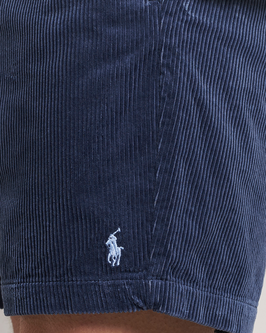 Men | Shorts | Polo Ralph Lauren | Prepster Corduroy Drawstring Shorts Boston Navy