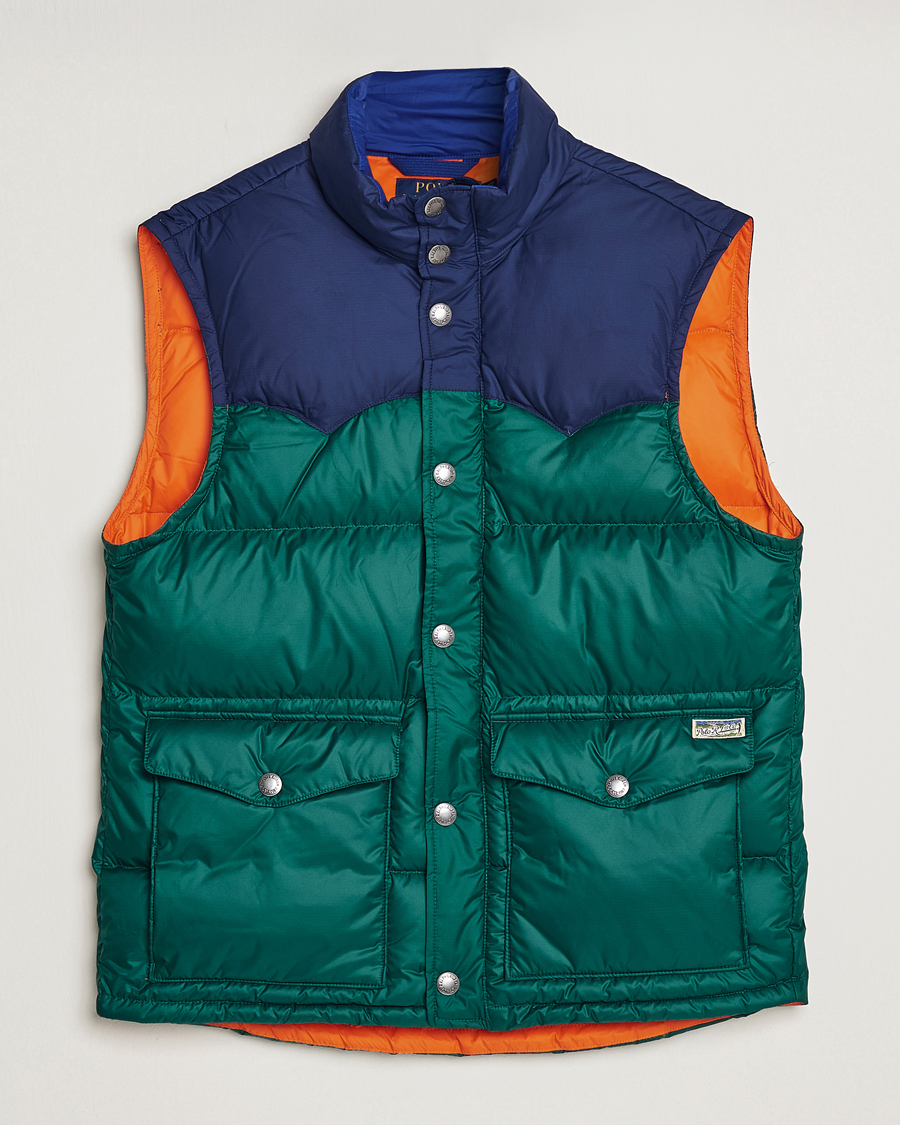 Men | Coats & Jackets | Polo Ralph Lauren | Western Unlined Vest College Green