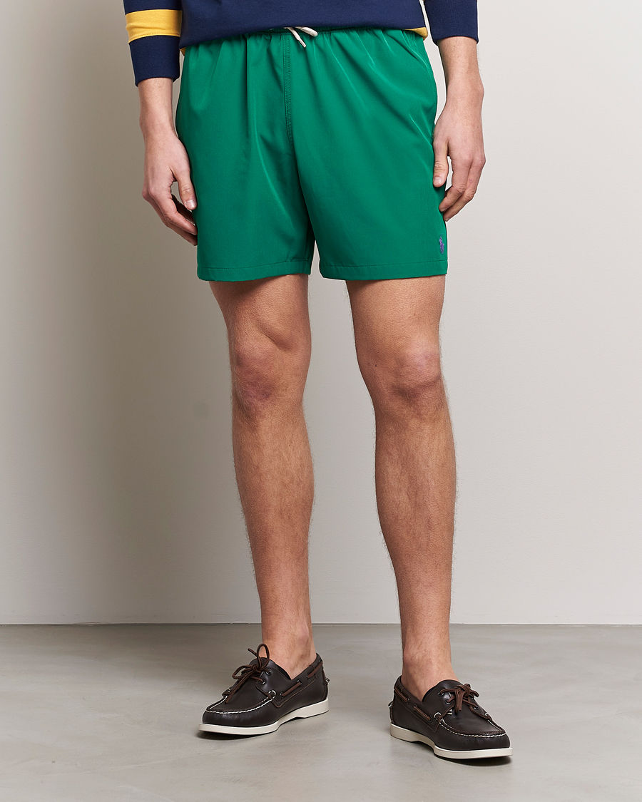 Men | Swimwear | Polo Ralph Lauren | Recyceled Traveler Boxer Swimshorts Primary Green