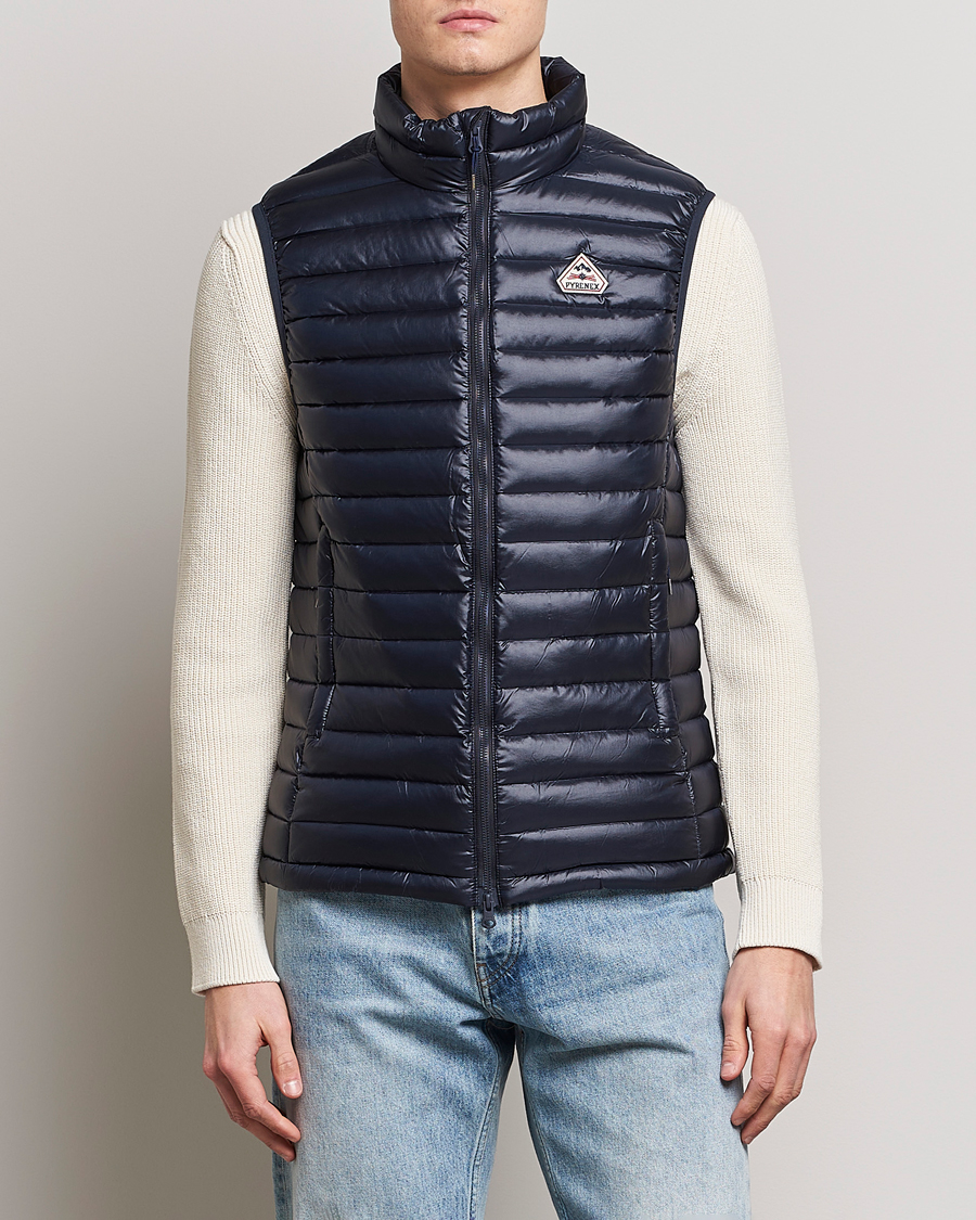 Men | Coats & Jackets | Pyrenex | Bruce Down Padded Vest Deep Ink