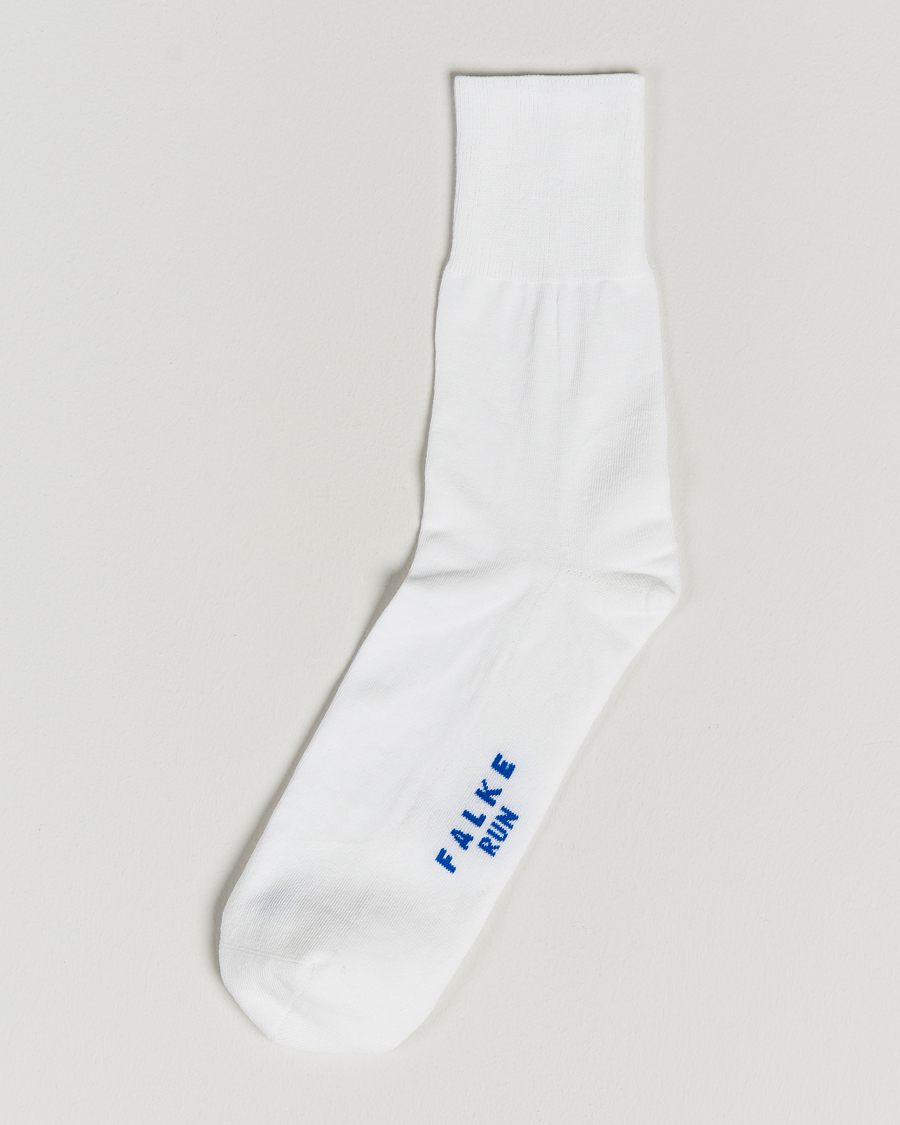 Men | Underwear & Socks | Falke | Run Cushioned Sport Sock White