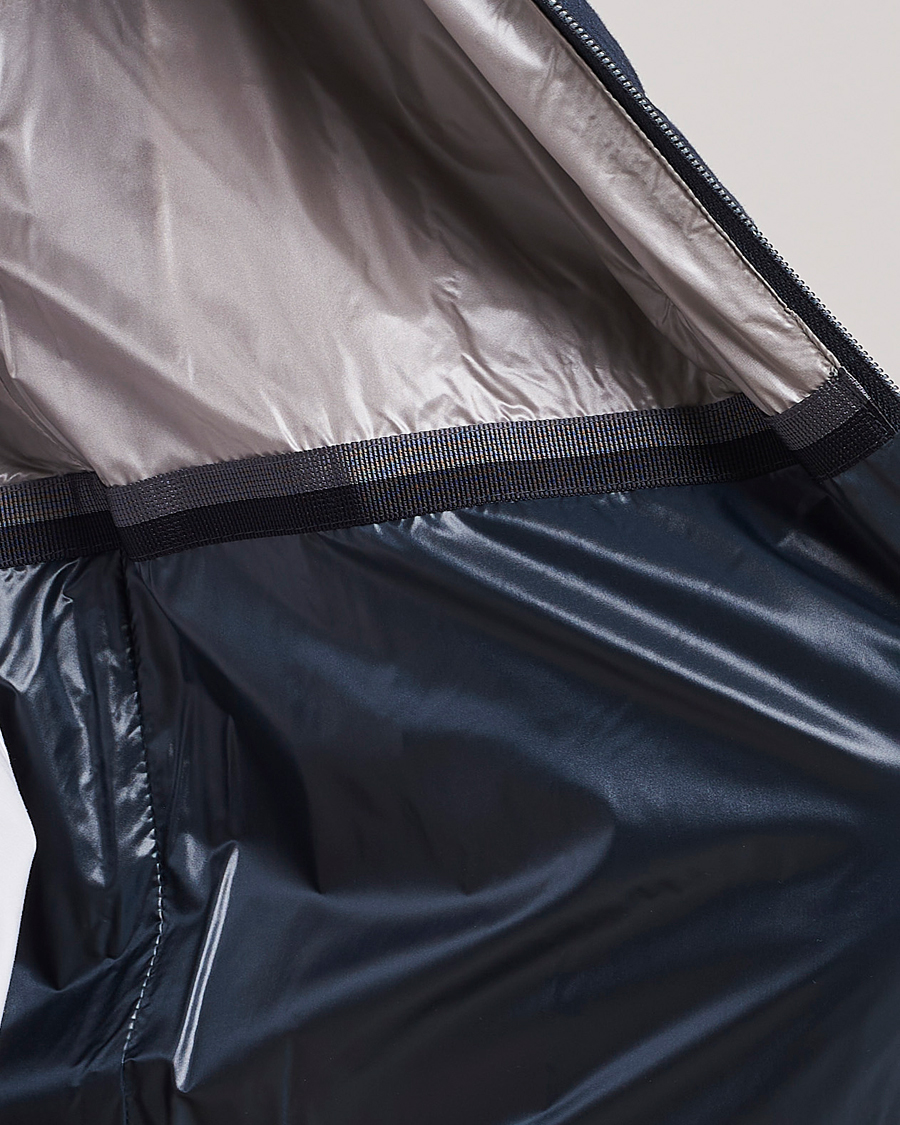 Men | Gilets | Herno | Padded Linen Vest Navy