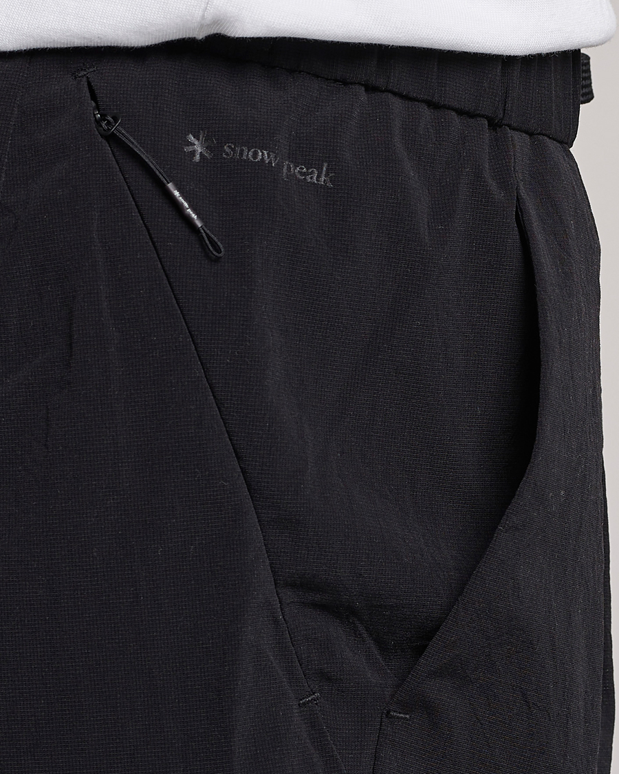 Men | Shorts | Snow Peak | Breathable Quick Dry Shorts Black