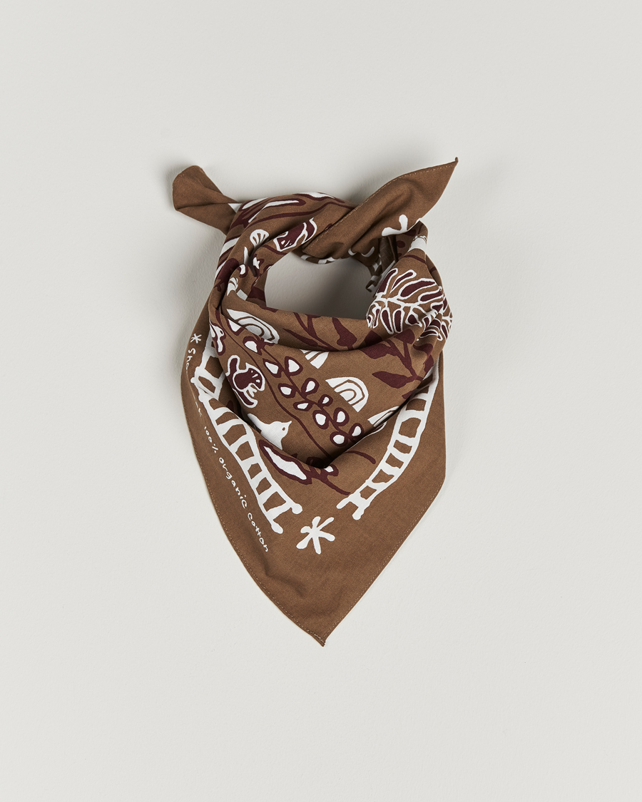 Men | Snow Peak OG Cotton Nordic Bandana Brown | Snow Peak | OG Cotton Nordic Bandana Brown