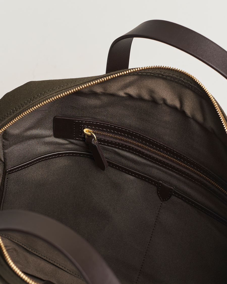 Men | Bags | Mismo | M/S Aspire Briefcase Army/Dark Brown