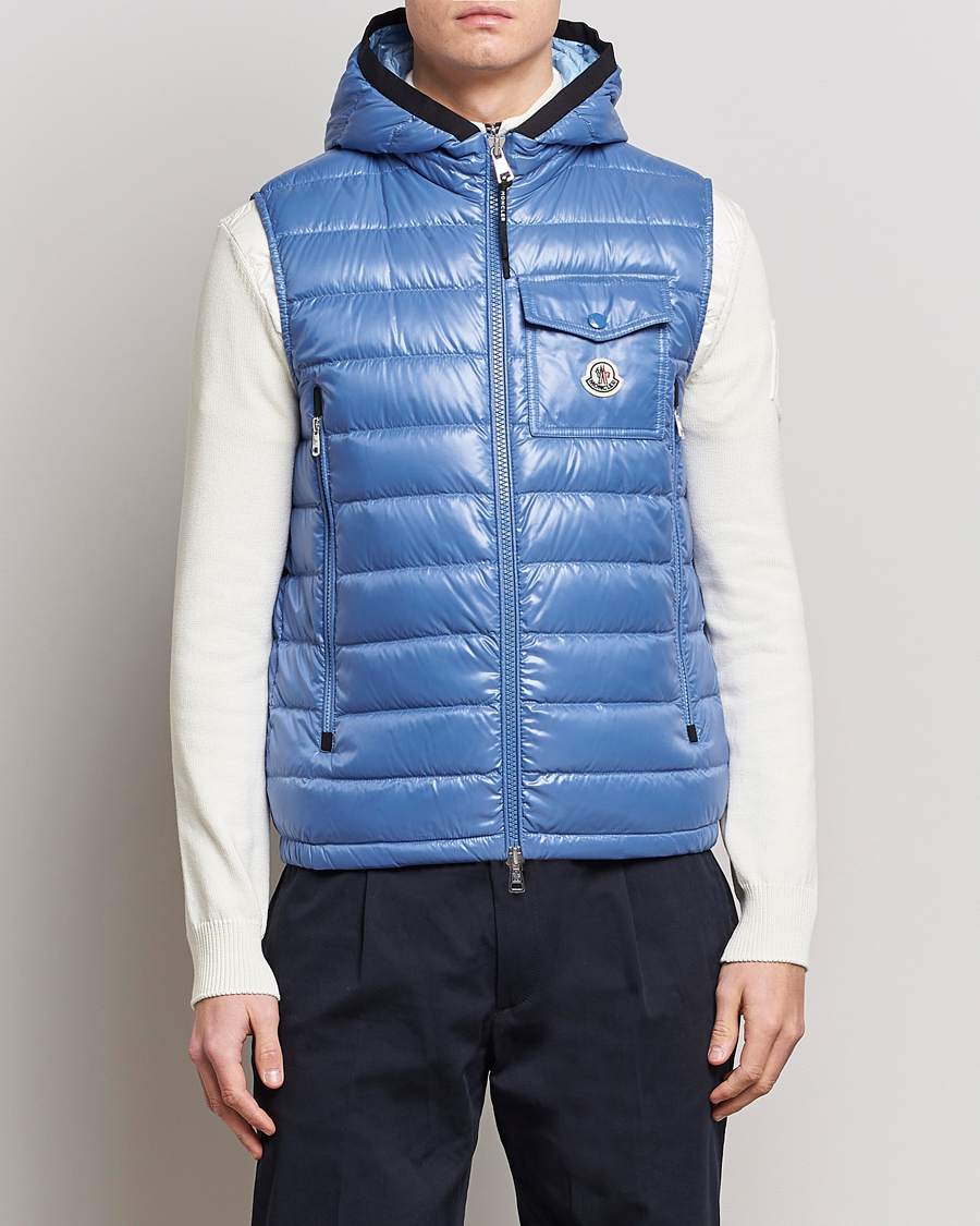 Men | Gilets | Moncler | Ragot Down Vest Light Blue