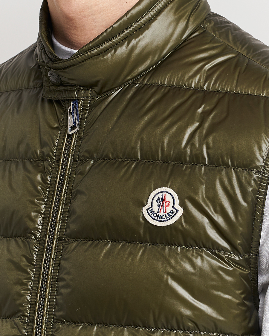 Men | Gilets | Moncler | Gui Down Vest Military Green