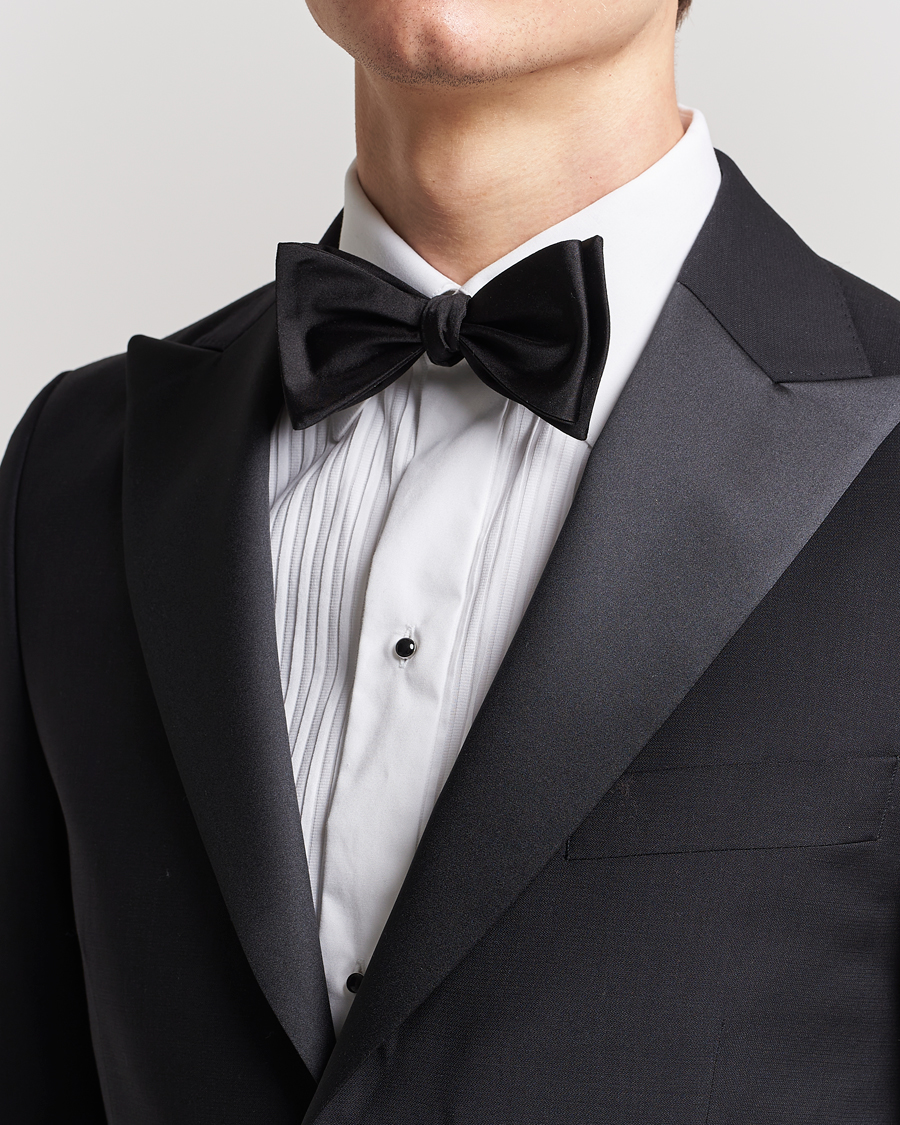 Men | Silk Self Tie Black | BOSS BLACK | Silk Self Tie Black