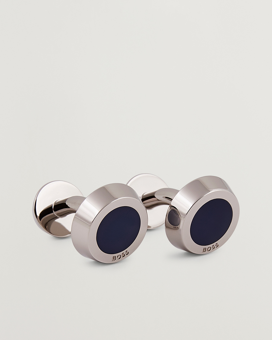 Men | Cufflinks | BOSS BLACK | Simony Cufflink Navy