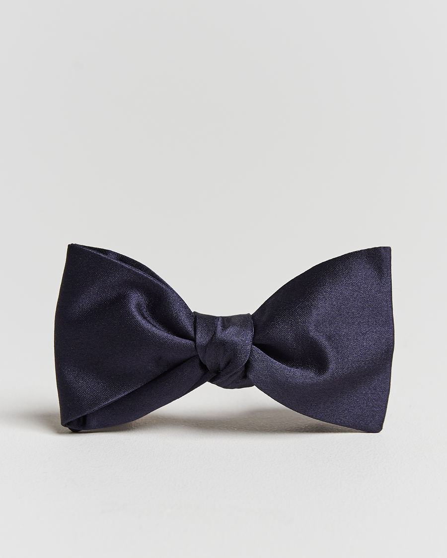 Men | Bow Ties | Amanda Christensen | Self Tie Silk Ceremony Navy