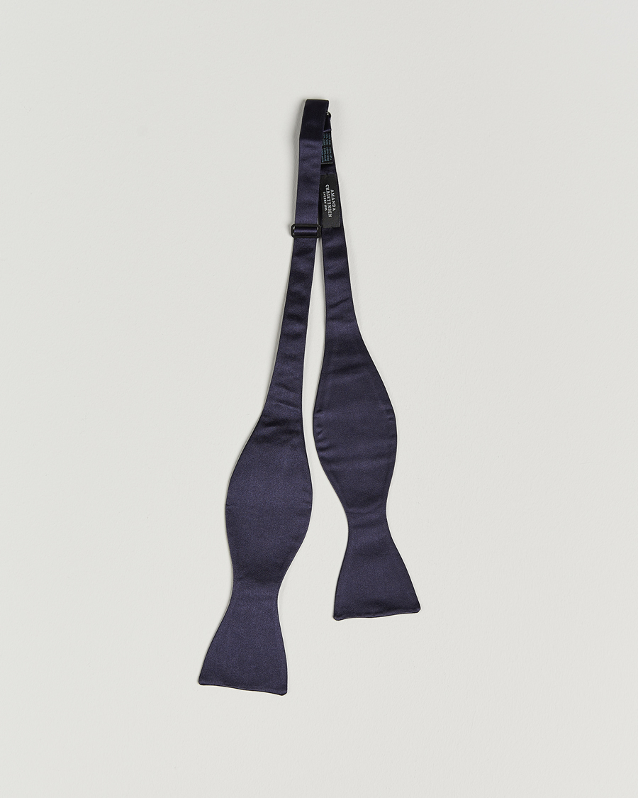Men | Bow Ties | Amanda Christensen | Self Tie Silk Ceremony Navy