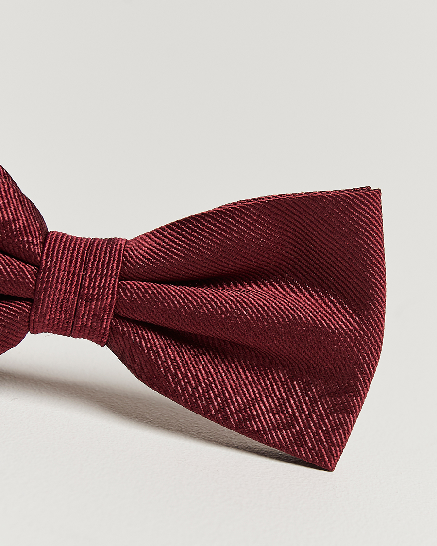 Men | Bow Ties | Amanda Christensen | Pre Tie Silk Bordeaux