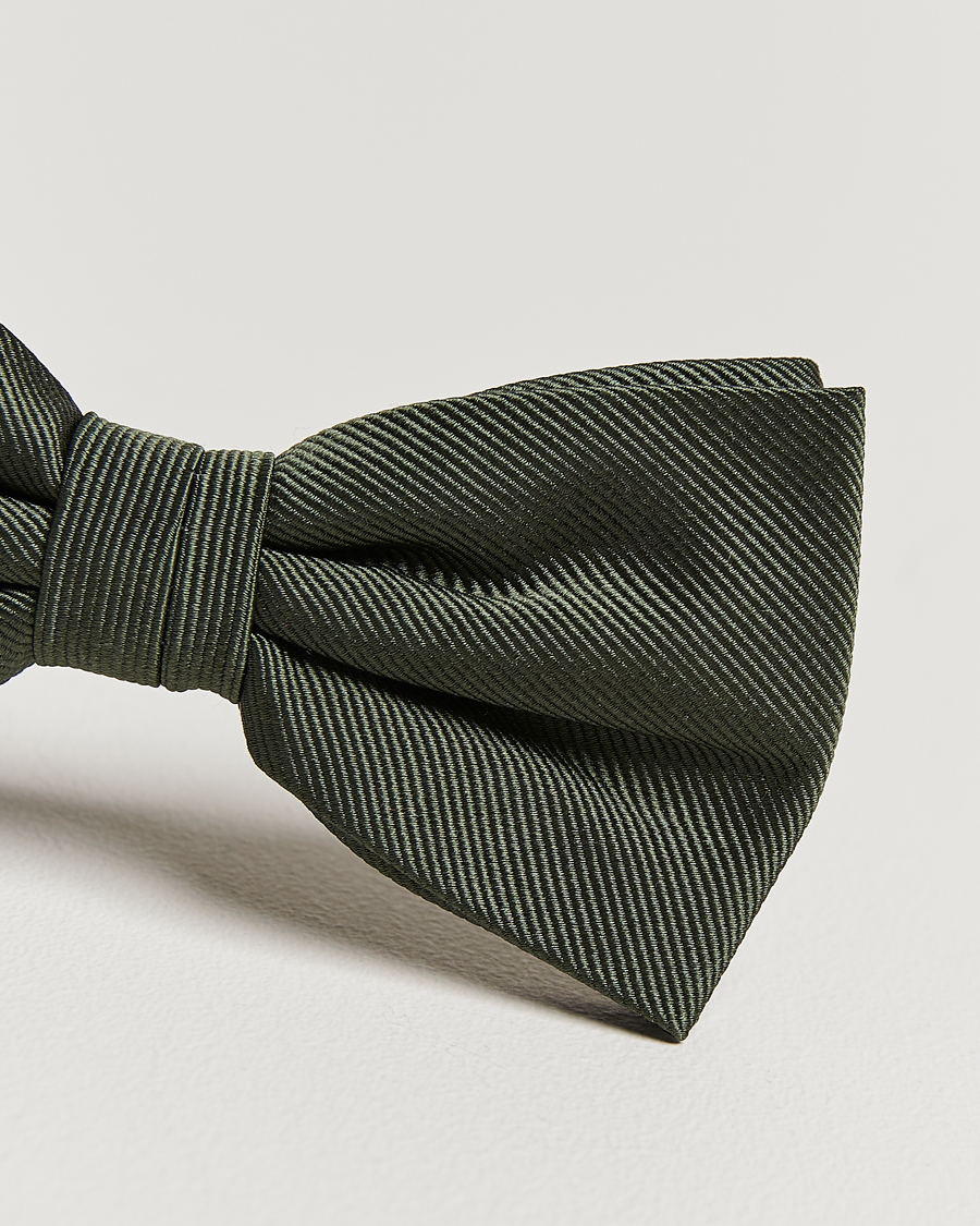 Men | Bow Ties | Amanda Christensen | Pre Tie Silk Olive