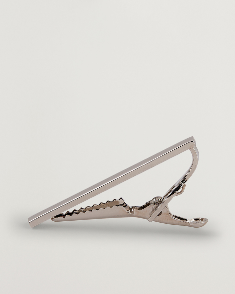 Men | Ties | Amanda Christensen | Tie Clip 4 cm Silver
